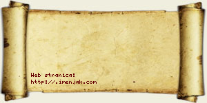 Janko Egerić vizit kartica